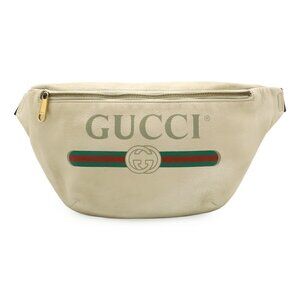 GUCCI Red Leather Fanny Pack